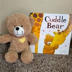 Cuddle Bear Plush Toy and Book Set